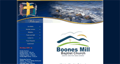 Desktop Screenshot of boonesmillbaptist.org